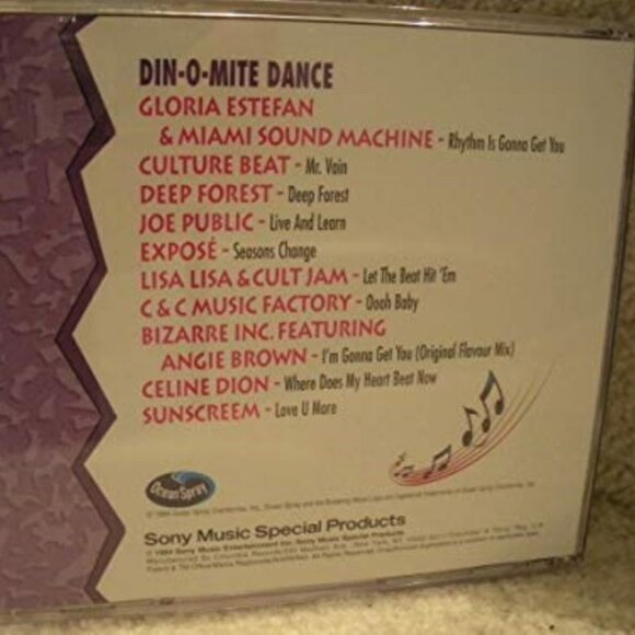 Din-o-mite Dance Audio CD Vtg 1994 Promo Item from Ocean Spray Collectible Music - Picture 3 of 6